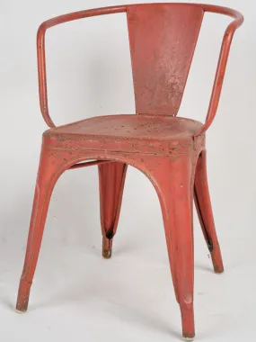 1950s Model A56 Tolix chair - red