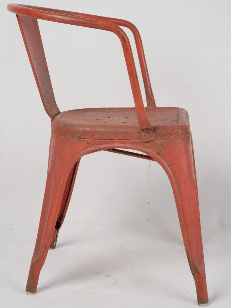 1950s Model A56 Tolix chair - red