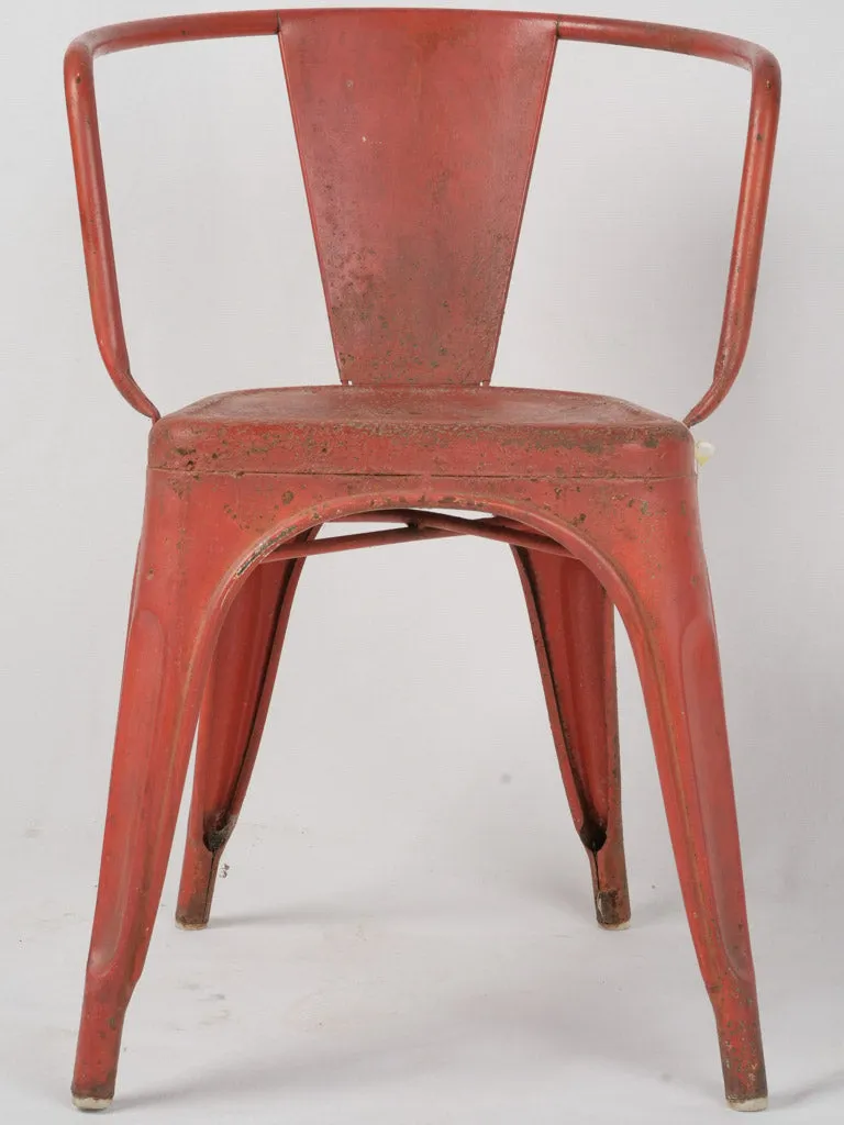 1950s Model A56 Tolix chair - red