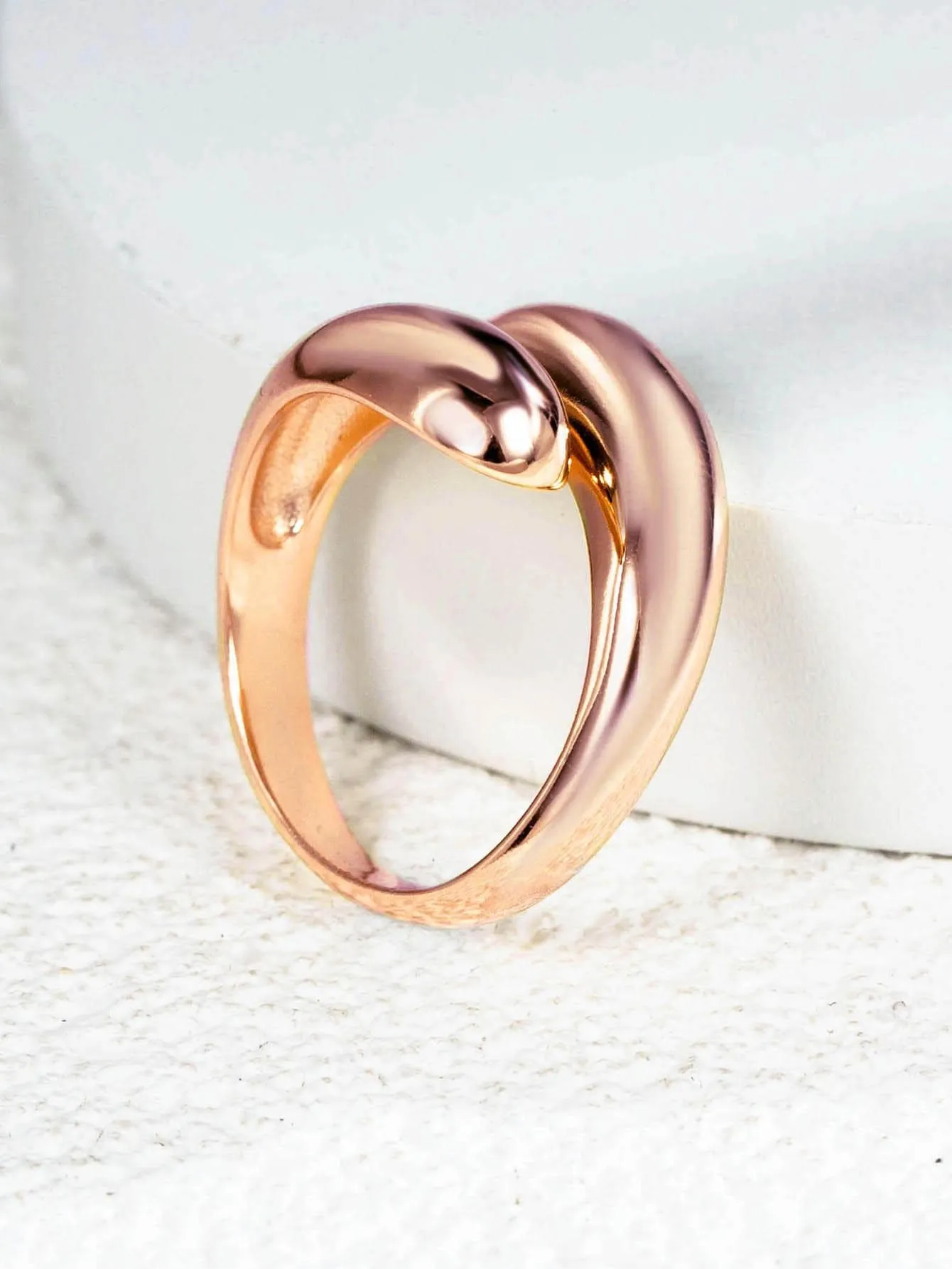 1pc Minimalist Wrap Ring Copper Jewelry