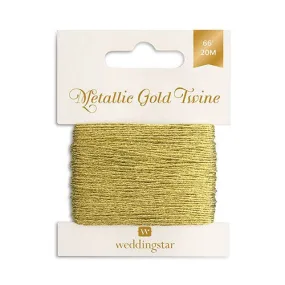 66-feet Metallic Gold Craft Twine