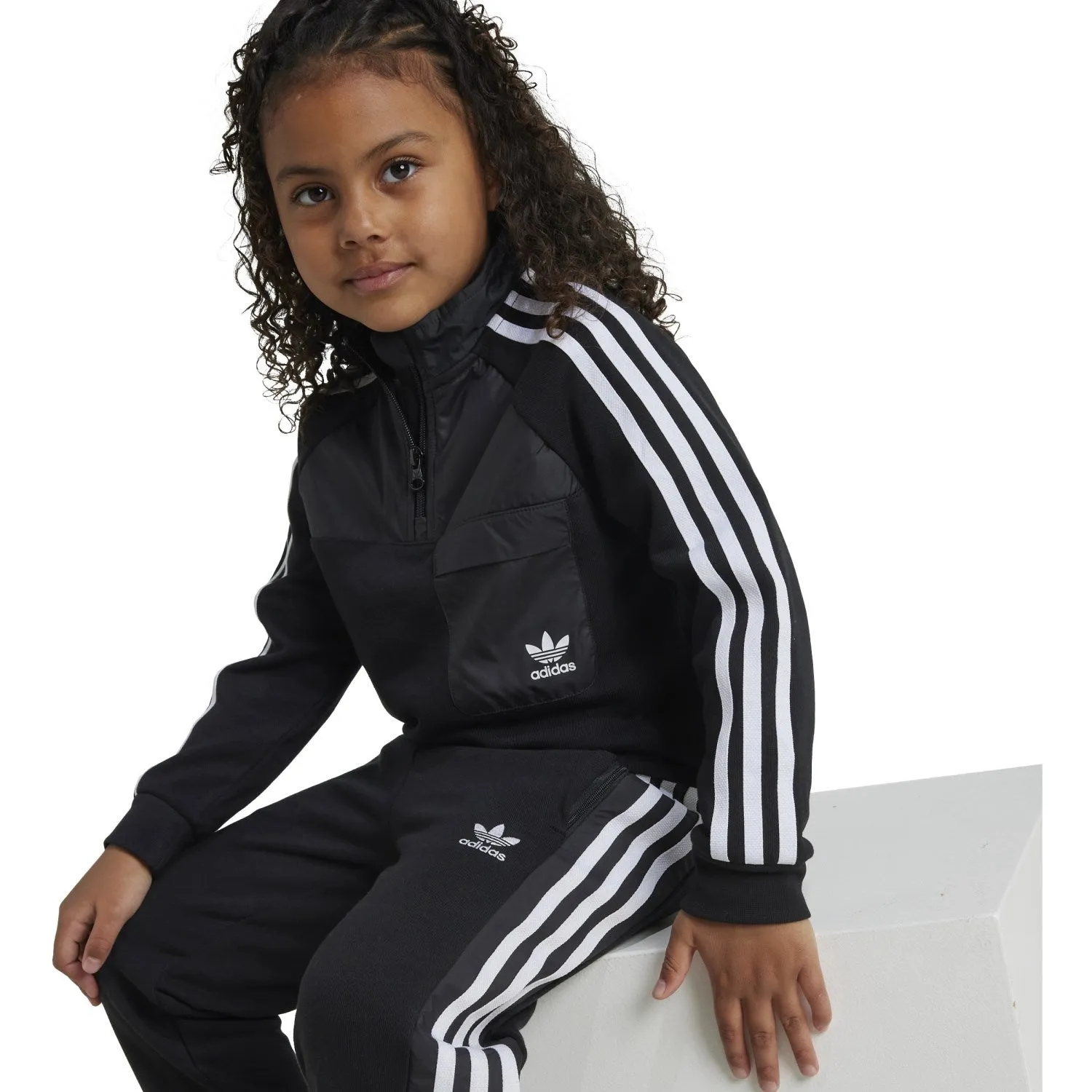 adidas Originals Black Crew Sweat Set