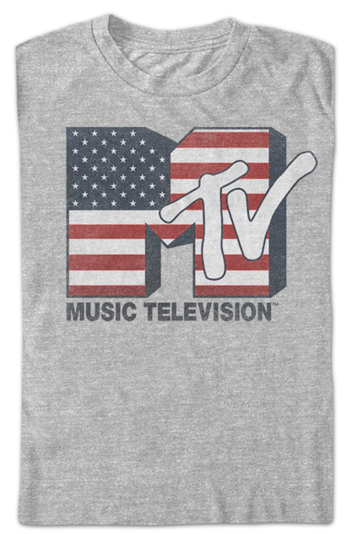 American Flag Logo MTV Shirt