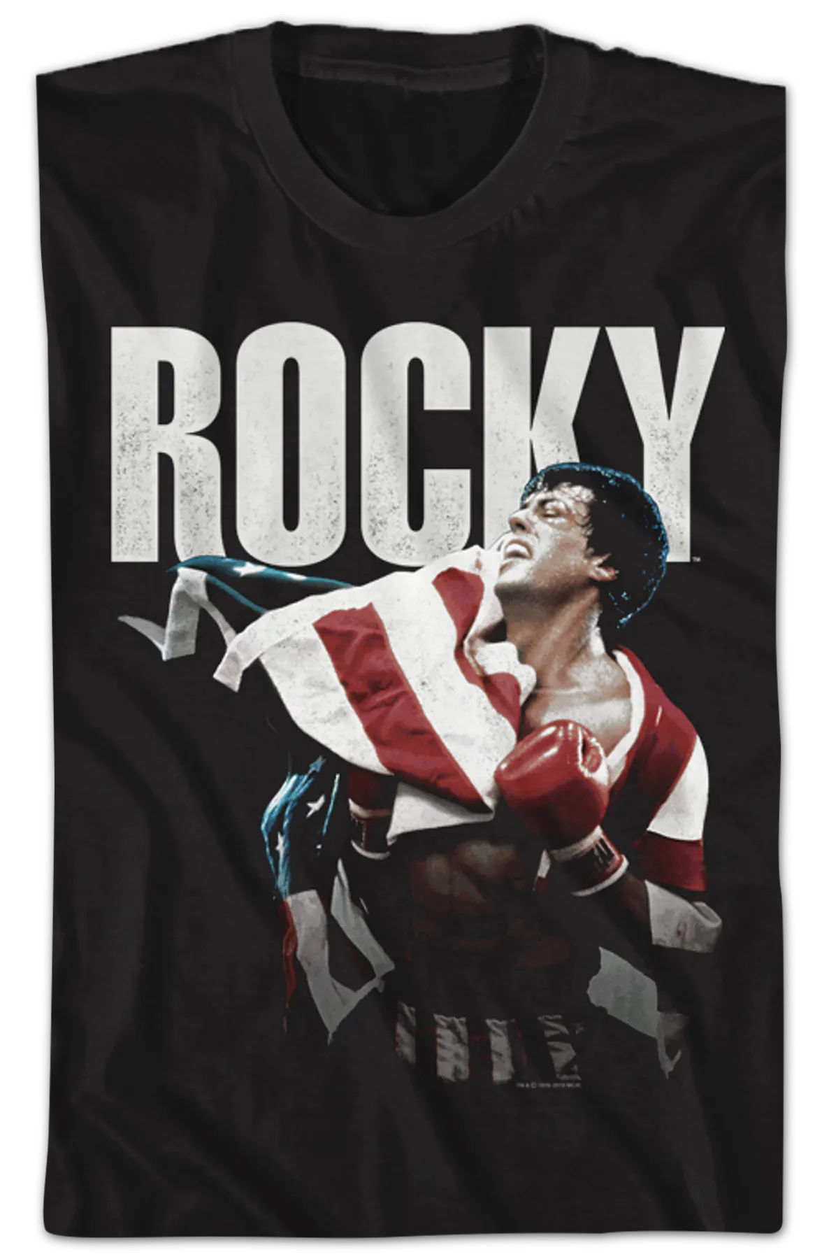 American Flag Rocky T-Shirt