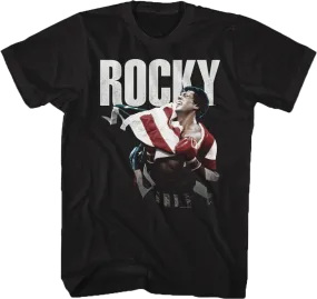 American Flag Rocky T-Shirt