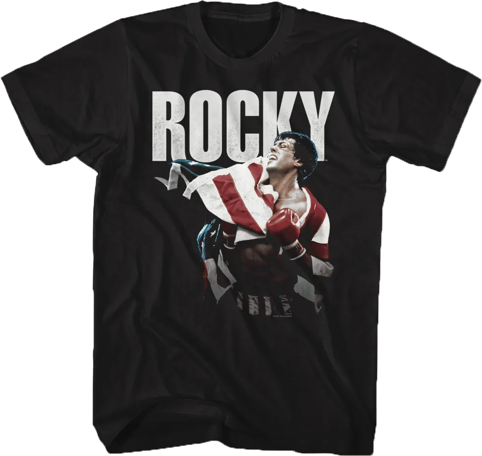 American Flag Rocky T-Shirt