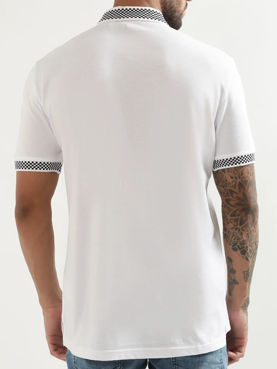 Antony Morato White Slim Fit Polo T-Shirt