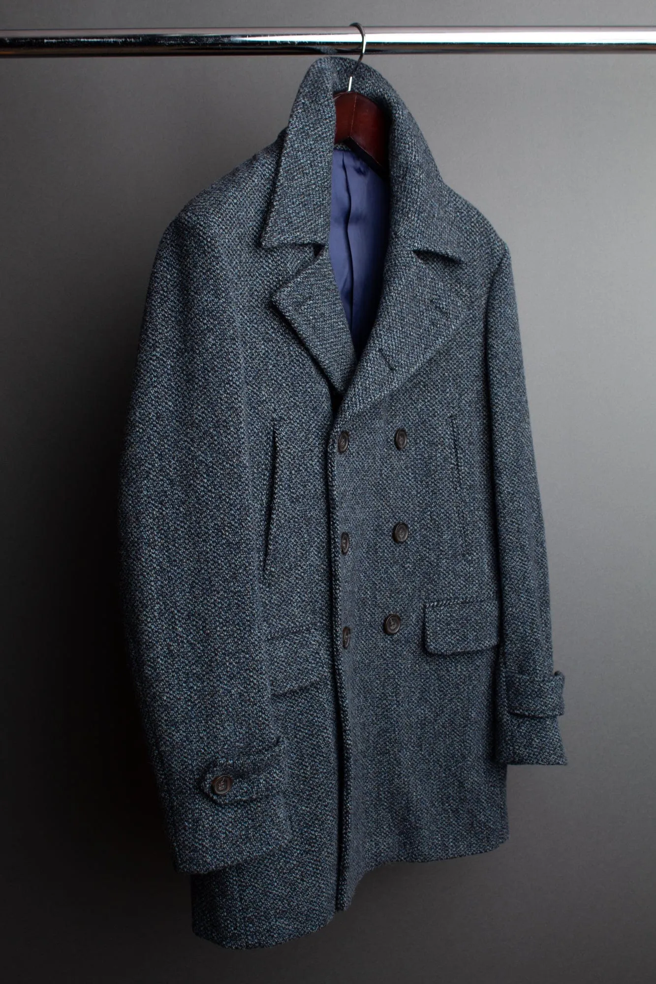 Barley Corn Soft Wool Peacoat