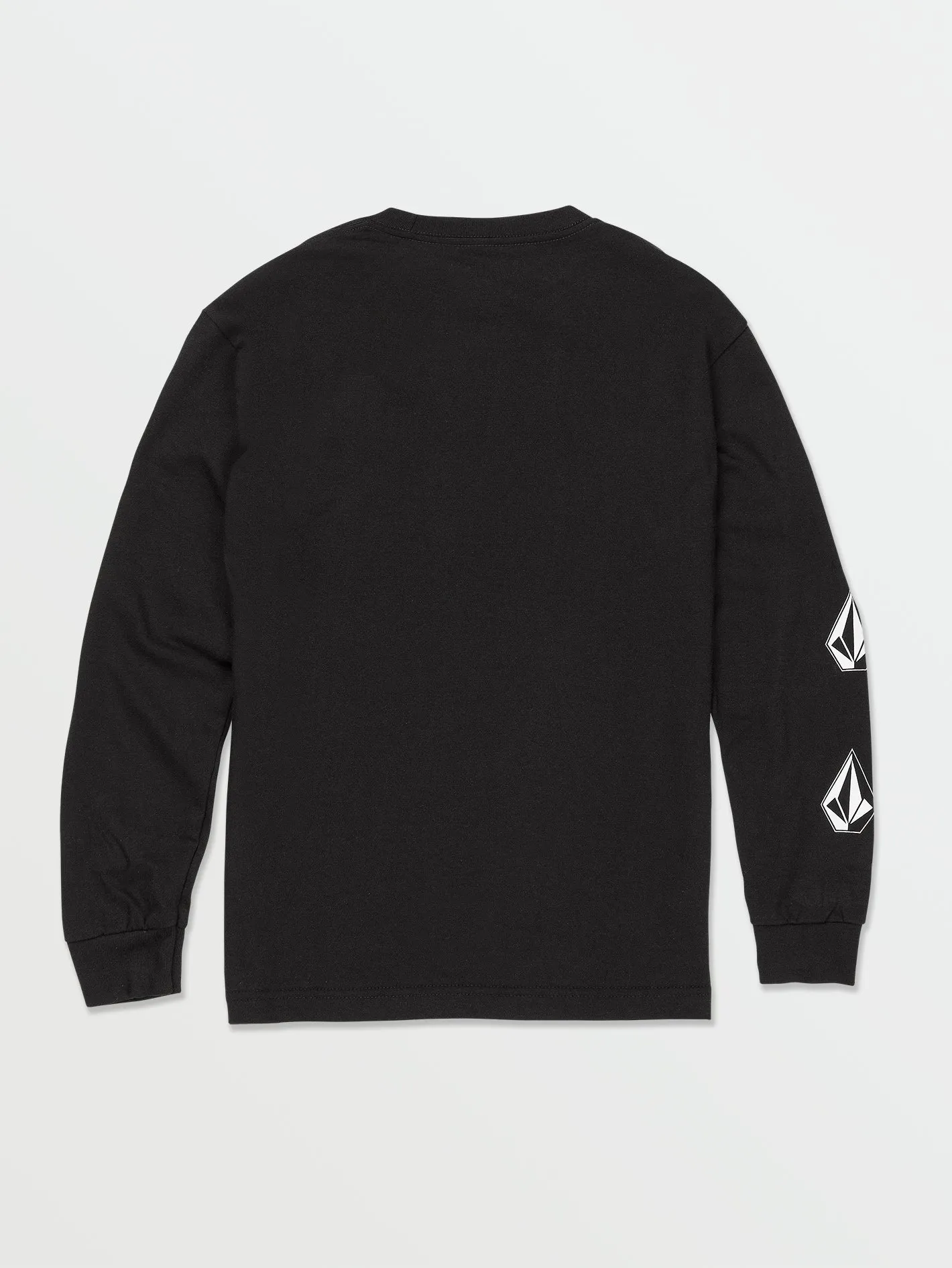 Big Boys Iconic Stone Long Sleeve Tee - Black