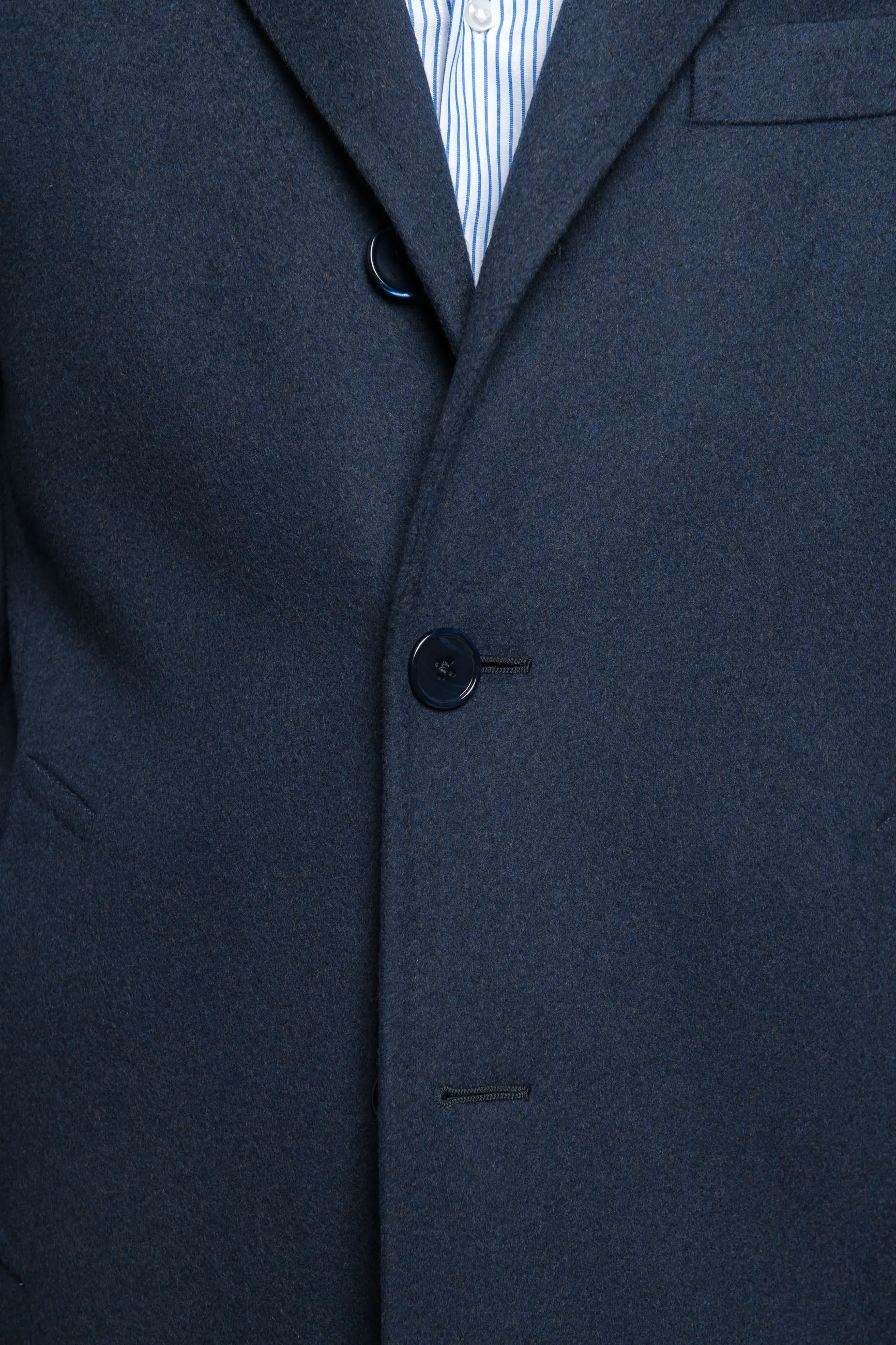 Blue overcoat - Made in Italy