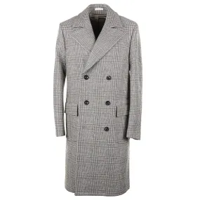 Boglioli Glen Check Wool Overcoat