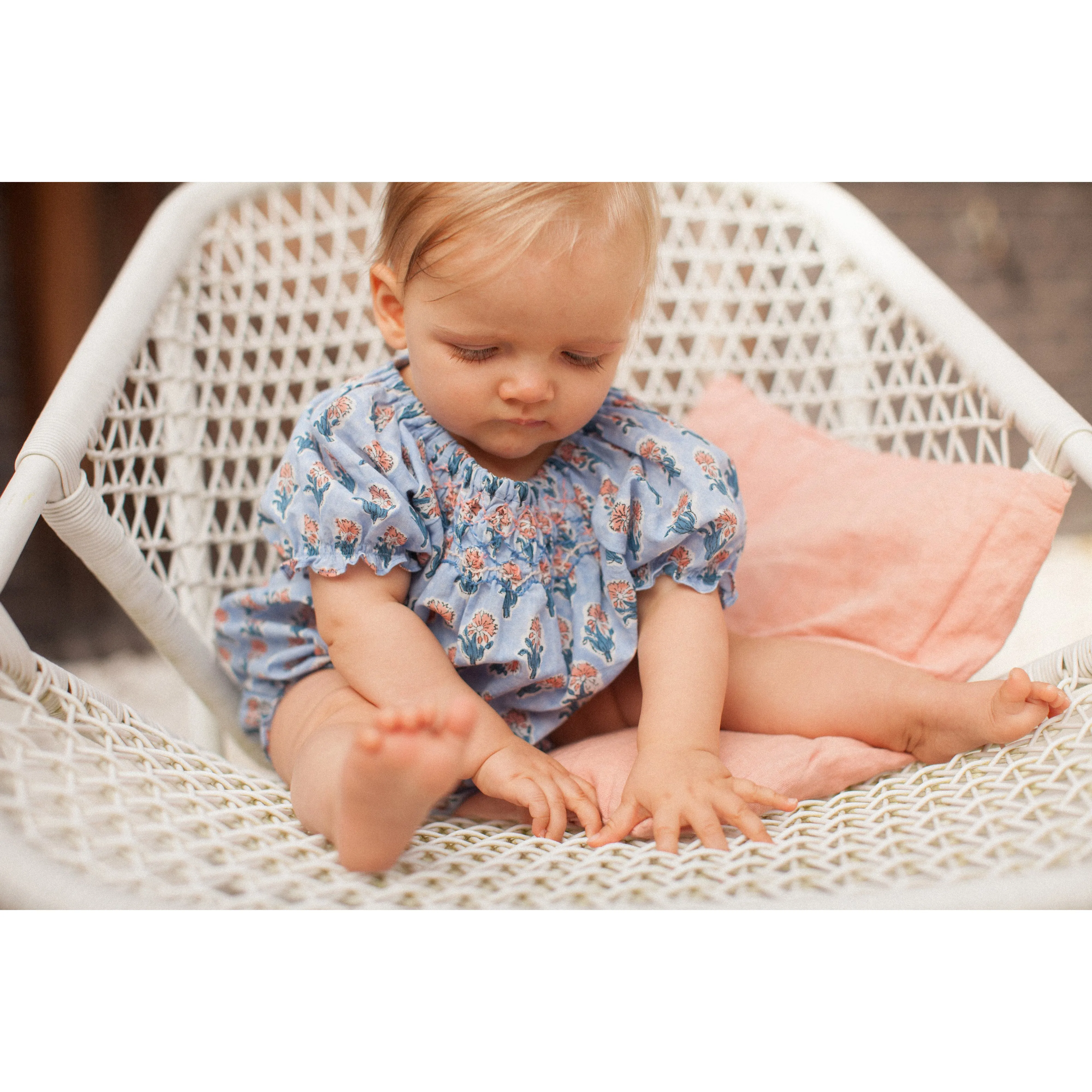 Bonheur du Jour Paris Baby BB Overall Blue Provence