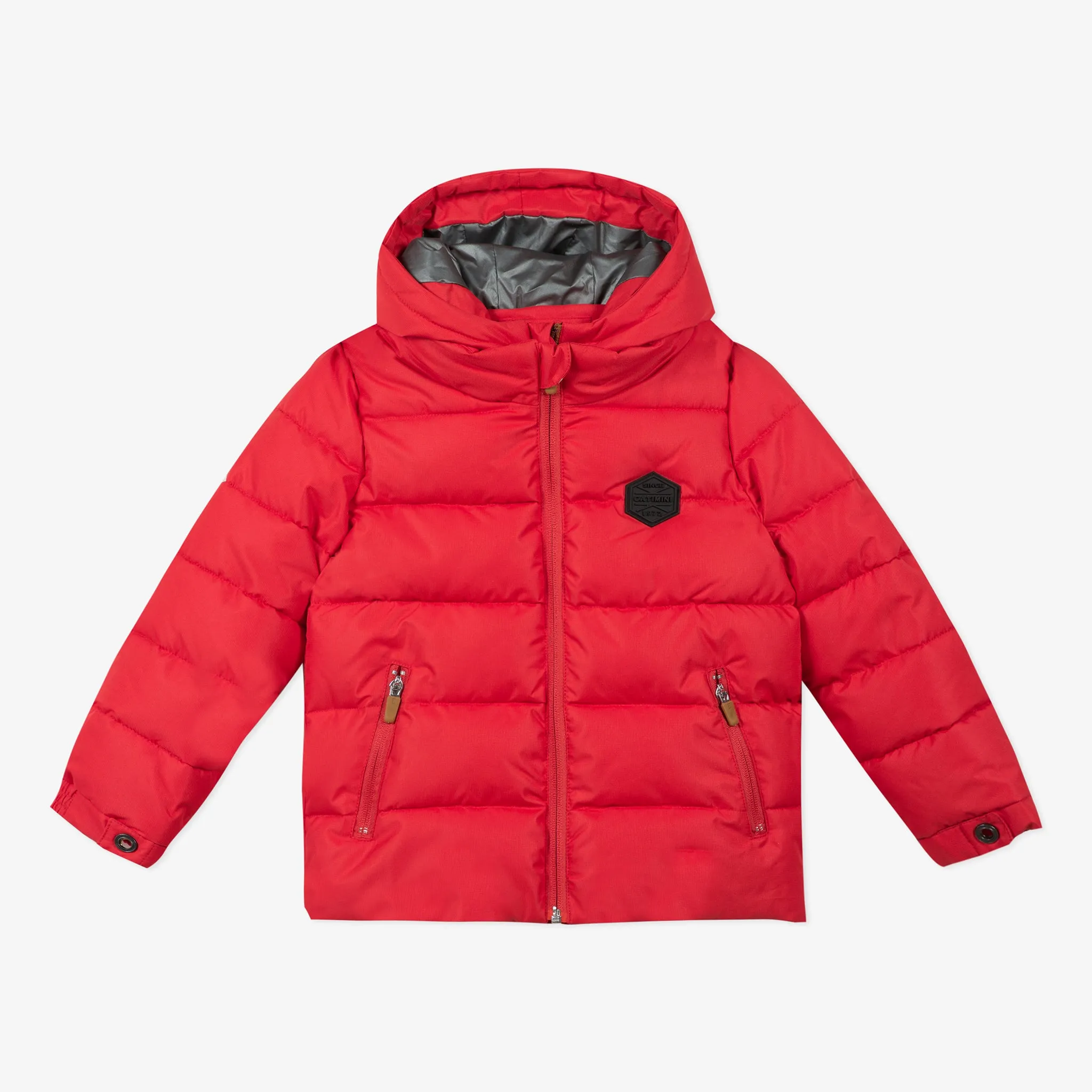 Boys' red puffer jacket