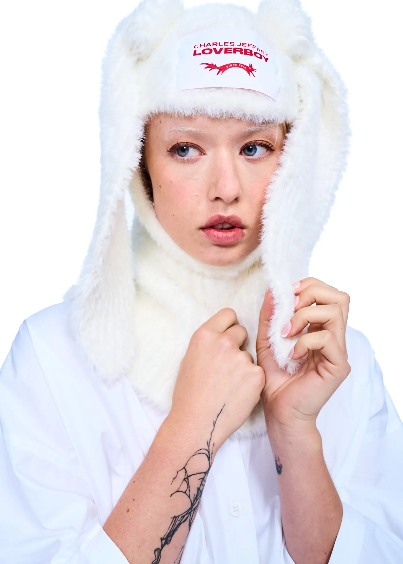 Charles Jeffrey Loverboy Fluffy Rabbit Balaclava