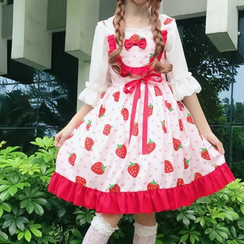 Cherry Sweetheart Dress