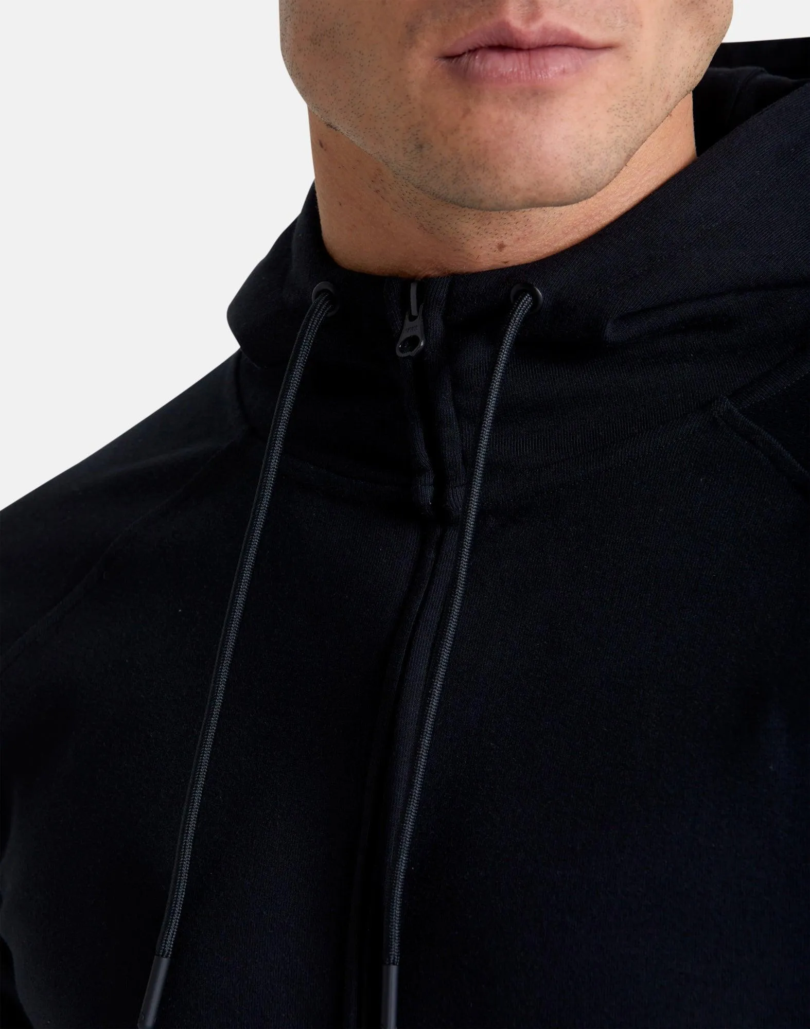 Chill Zip Hoodie in Black