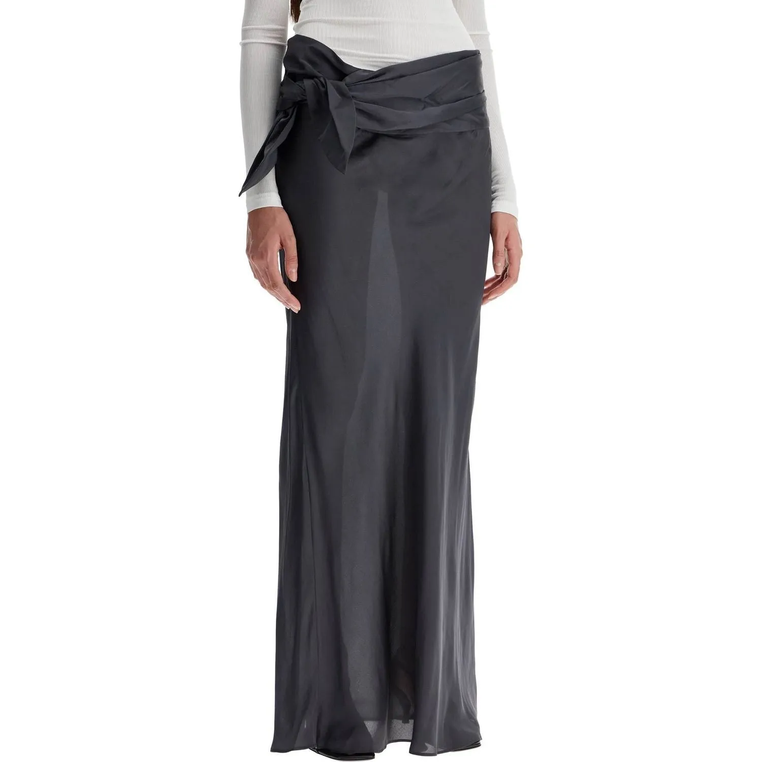 Christopher Esber maxi skirt with knotted detail