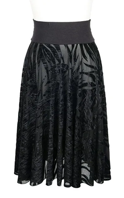 Circle Skirt - Burnout Velvet Collection  - Limited Availability