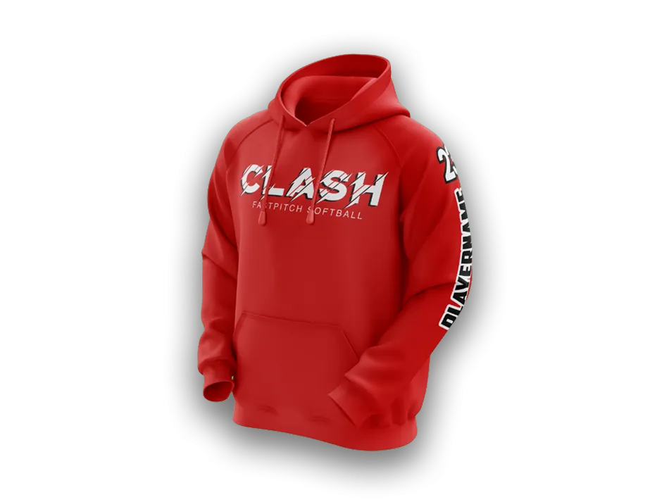 Clash Hoodie - Red (Custom)