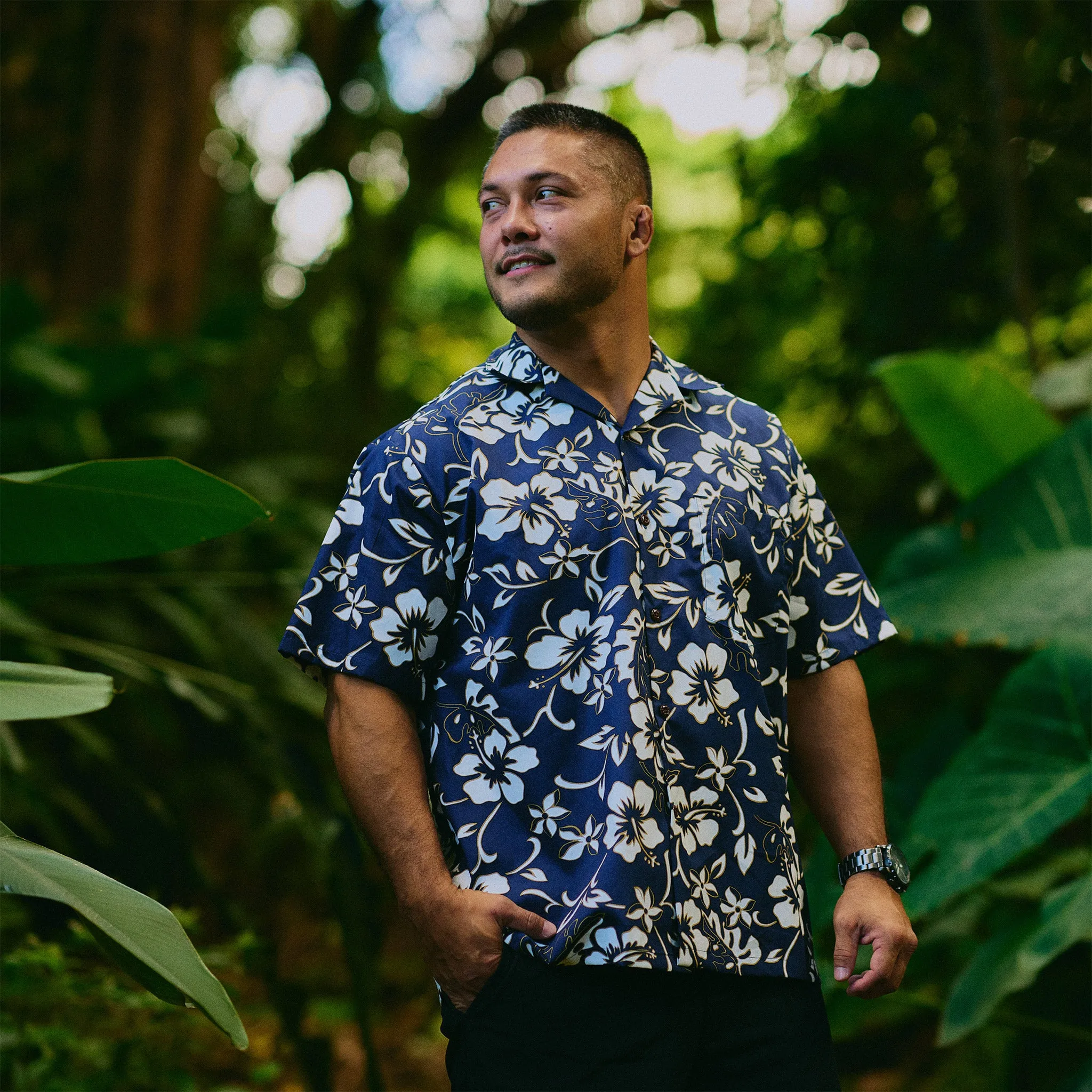 Classic Hibiscus Aloha Shirt