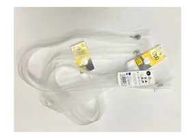 Closed End Transparent Zip - 50cm Long