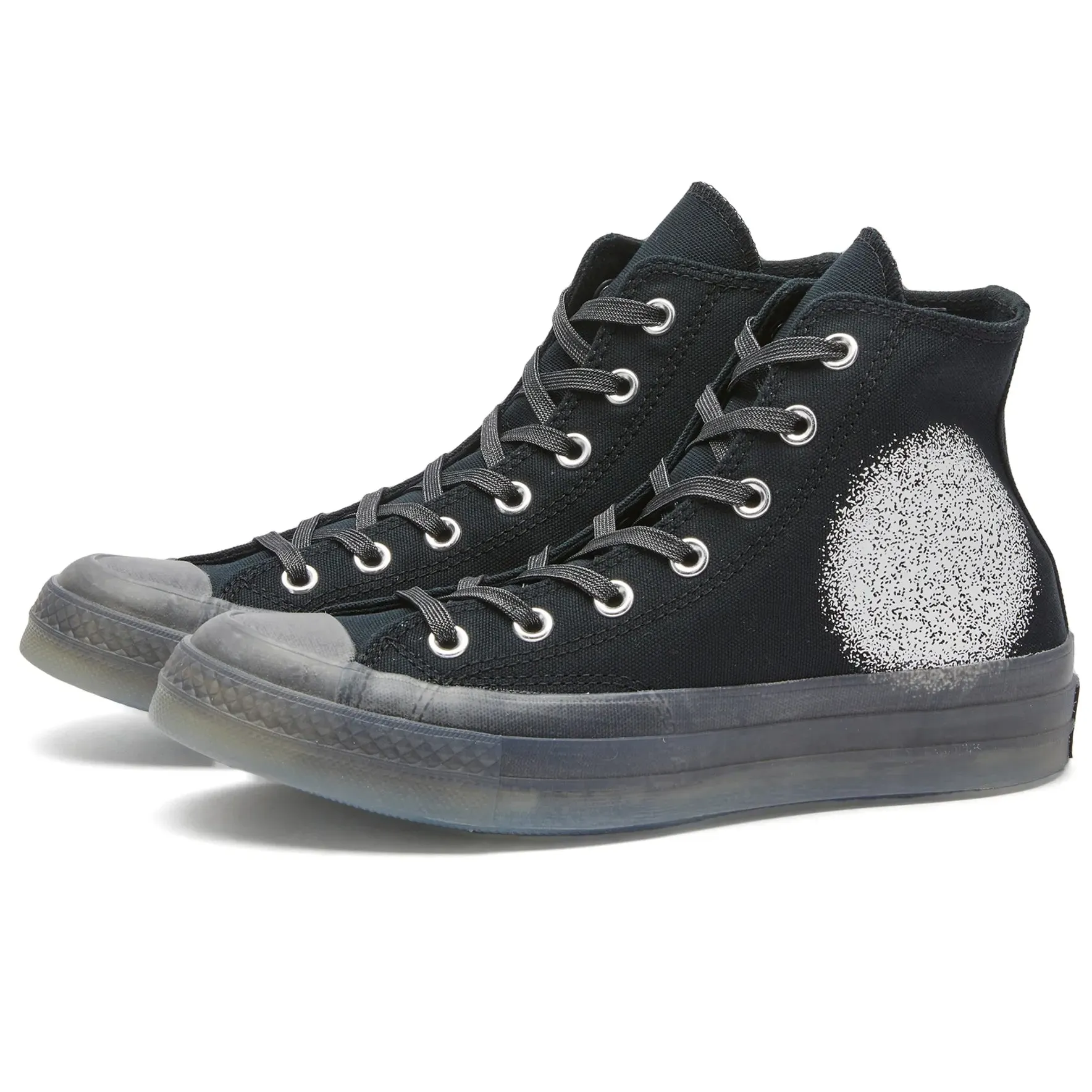 Converse x Turnstile CT70 Hi sneakers, black/gray/white