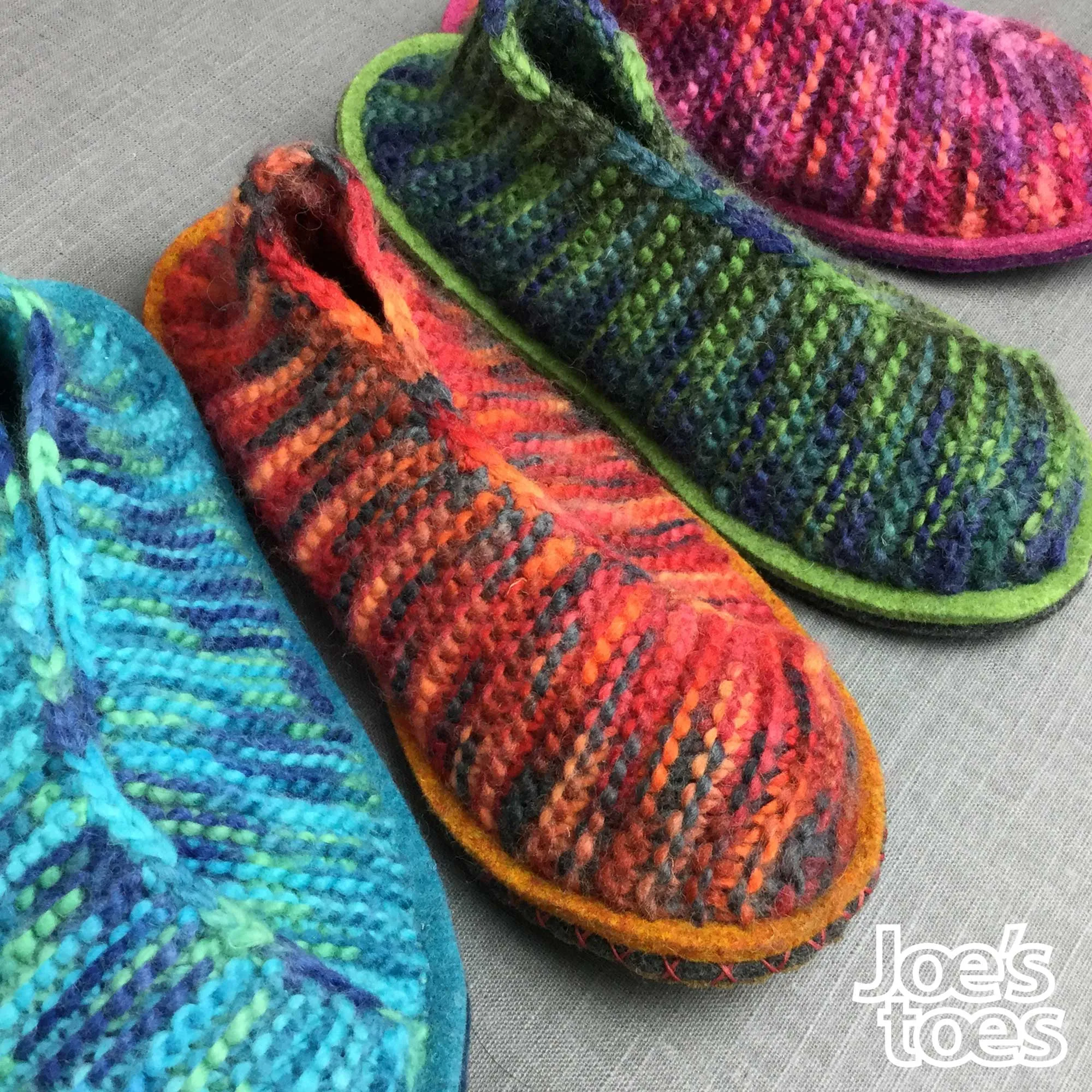 Crossover Slipper Kit WITHOUT the yarn - choice of colors