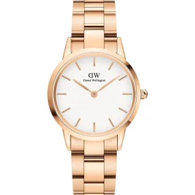 Daniel Wellington Iconic Link Ladies Rose Gold Watch DW00600211