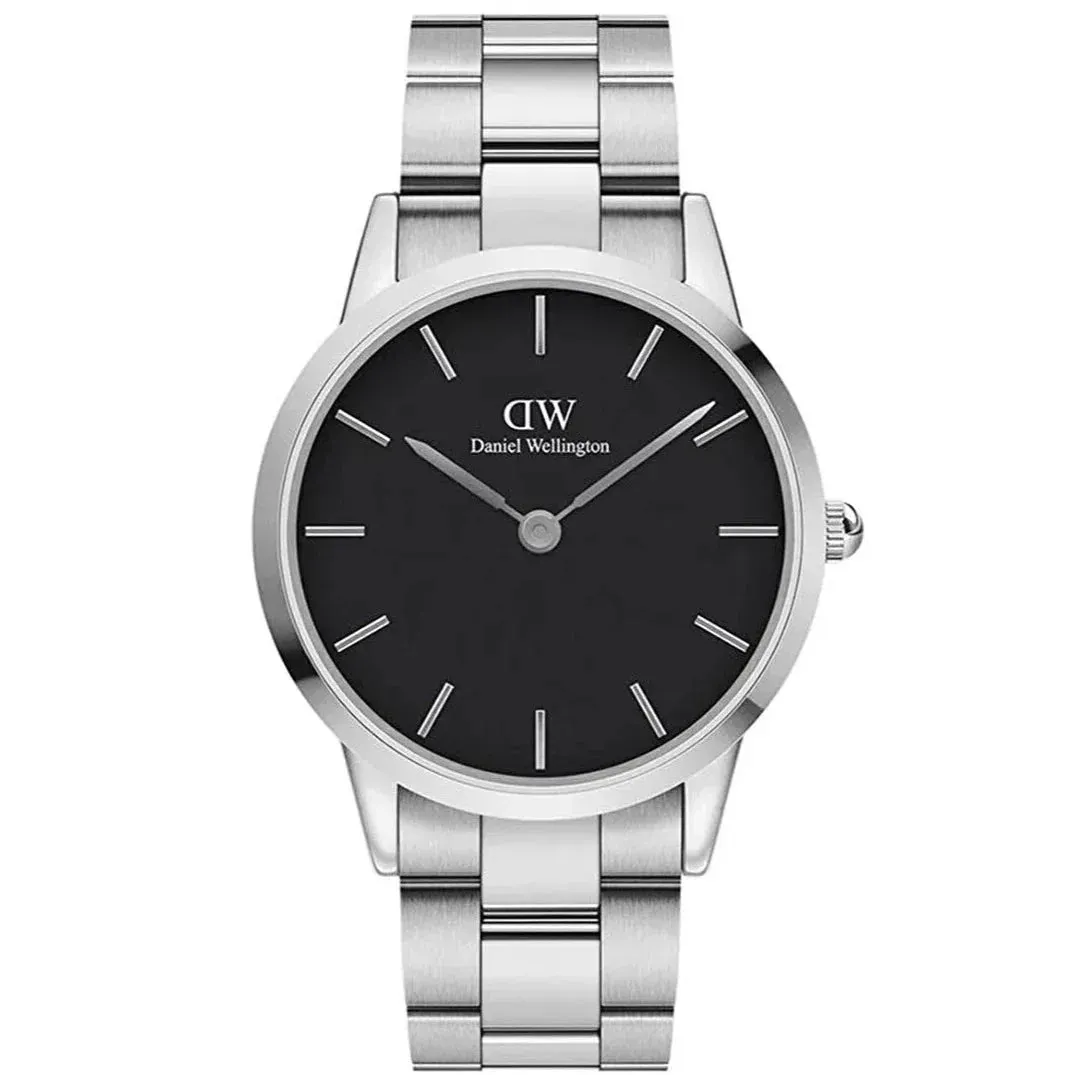 Daniel Wellington Iconic Link  Men's Silver Watch DW00100342