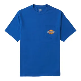 Dickies Logo Pocket T Shirt Cobalt Blue