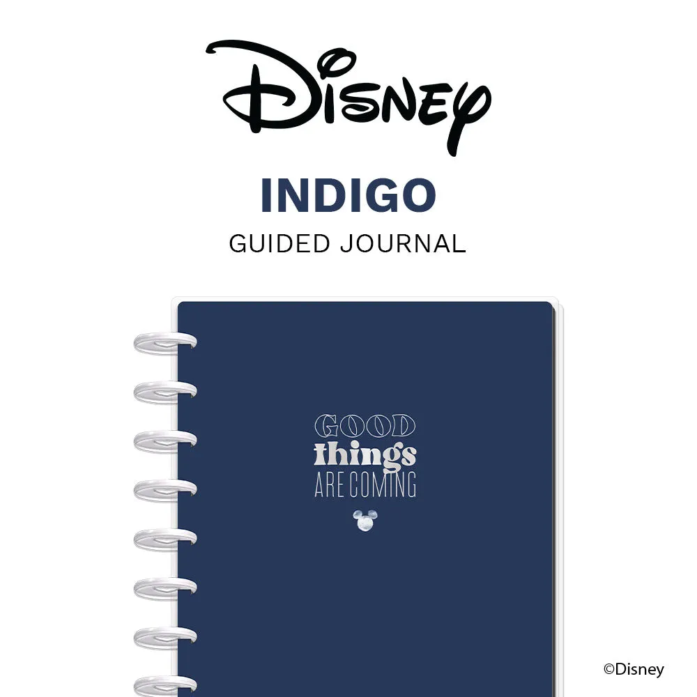 Disney© Mickey Mouse & Minnie Mouse Indigo Classic Guided Journal