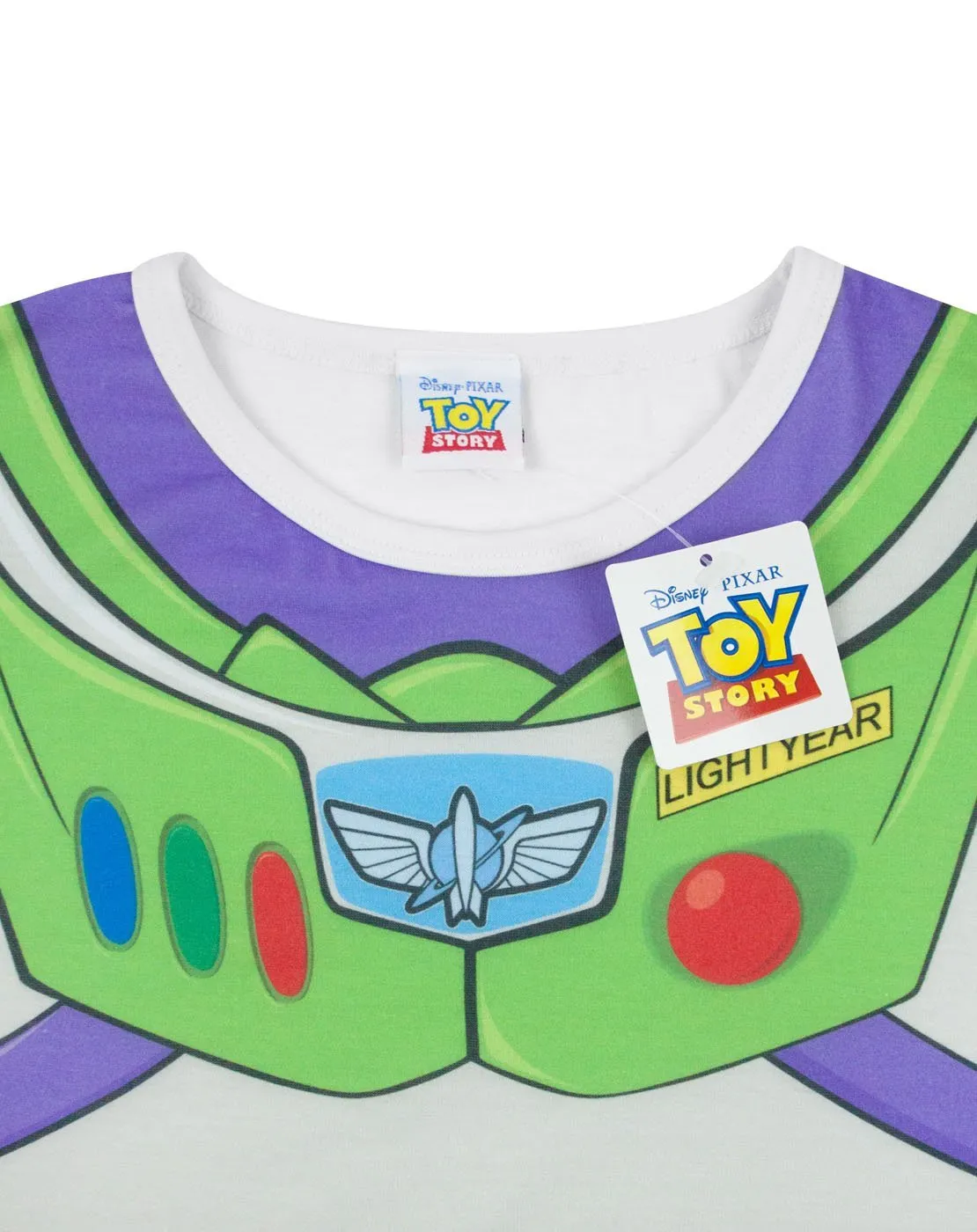 Disney Toy Story Buzz Lightyear Costume Boy's Kids T-Shirt Top