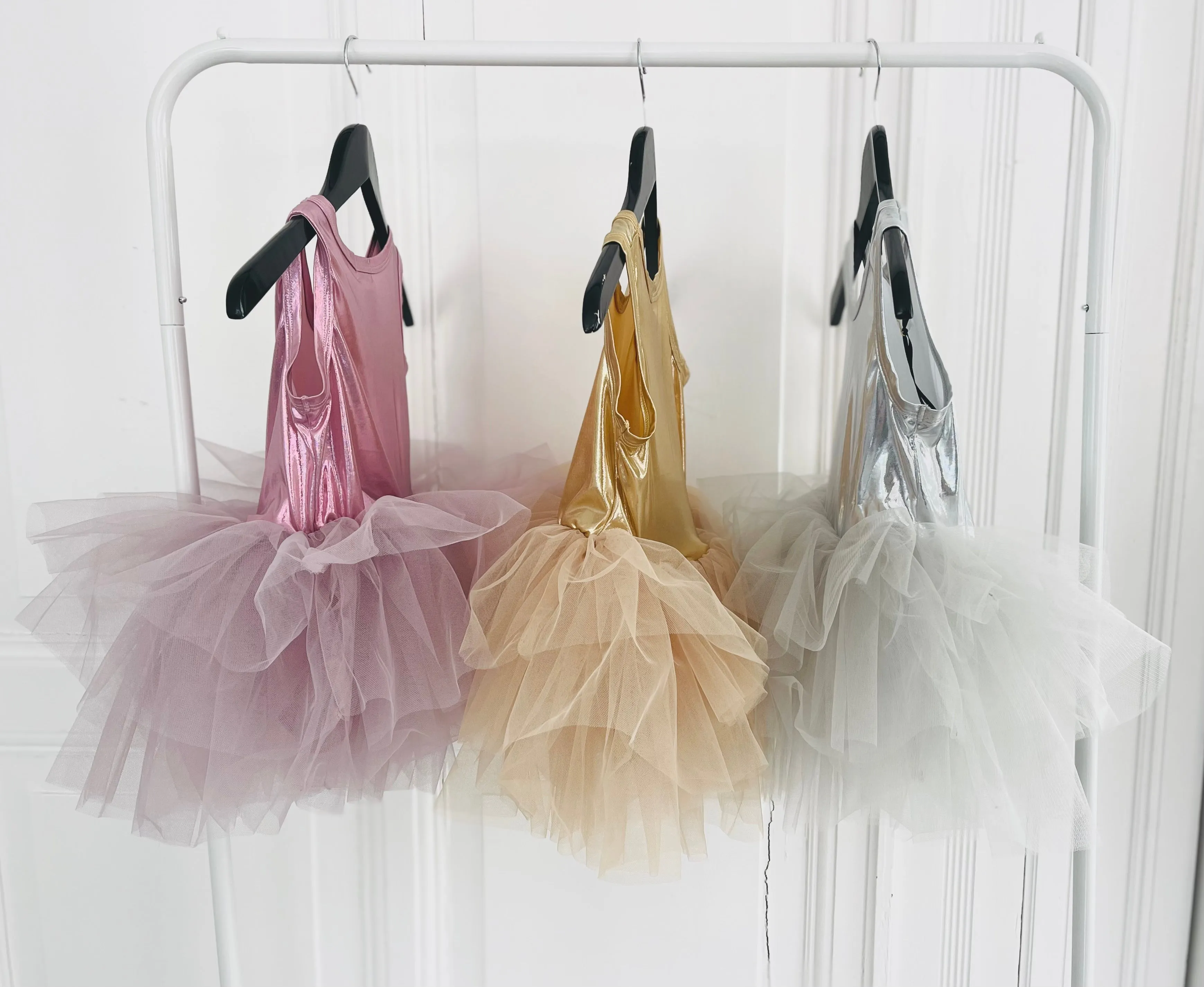 DOLLY TIMELESS METALLIC TUTU DRESS gold