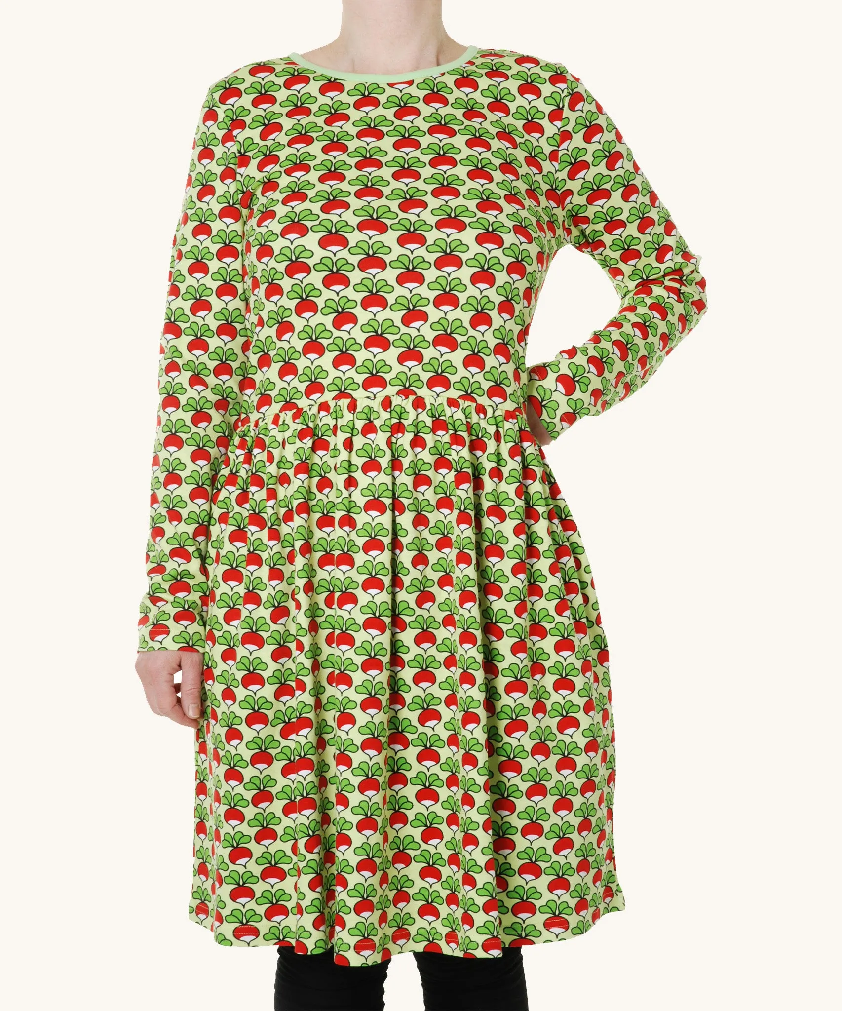 DUNS Adult Gather Dress - Paradise Green Radish