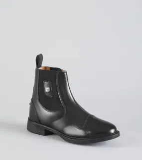 Elnaro Junior Leather Paddock Boot Black