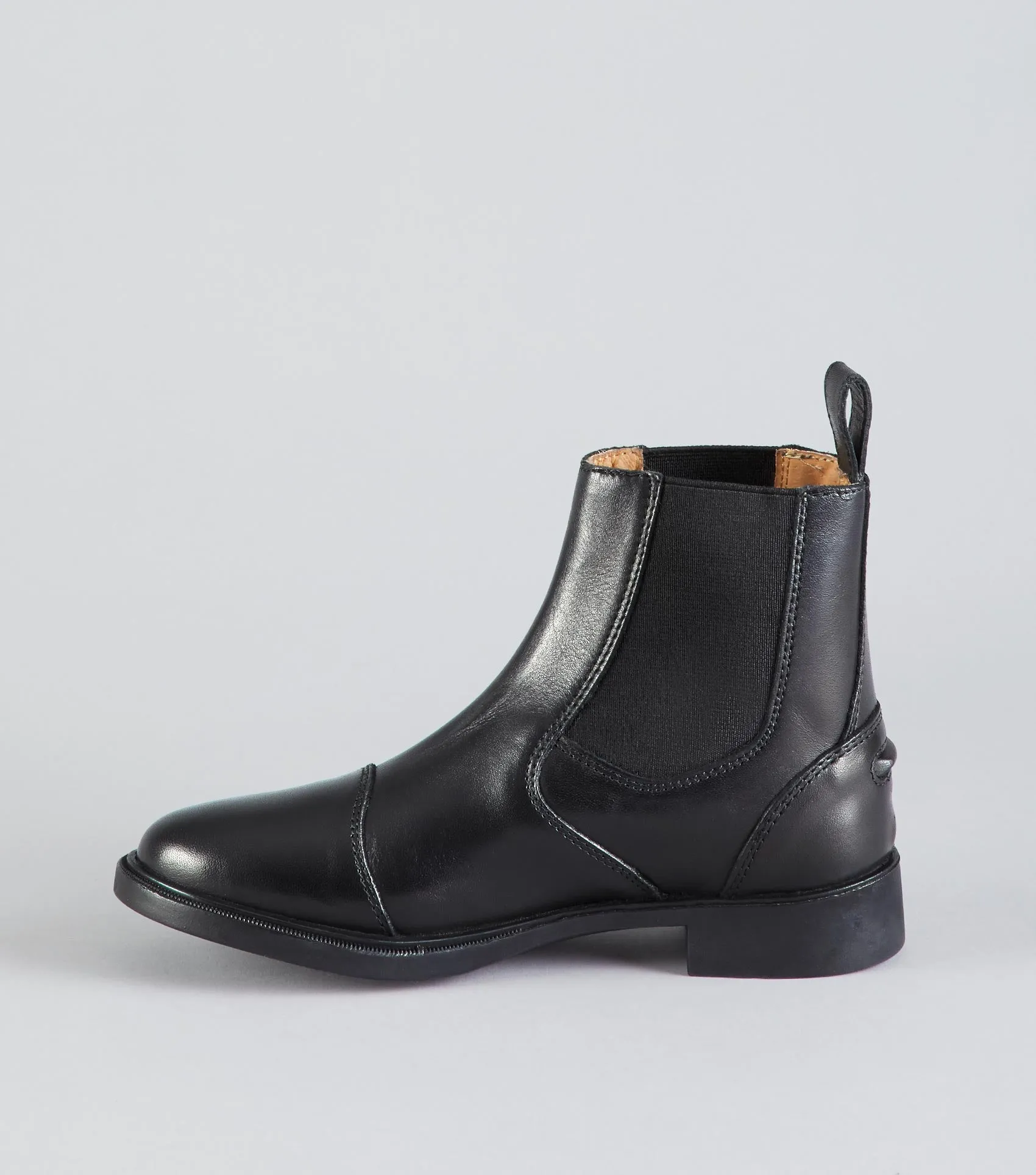 Elnaro Junior Leather Paddock Boot Black