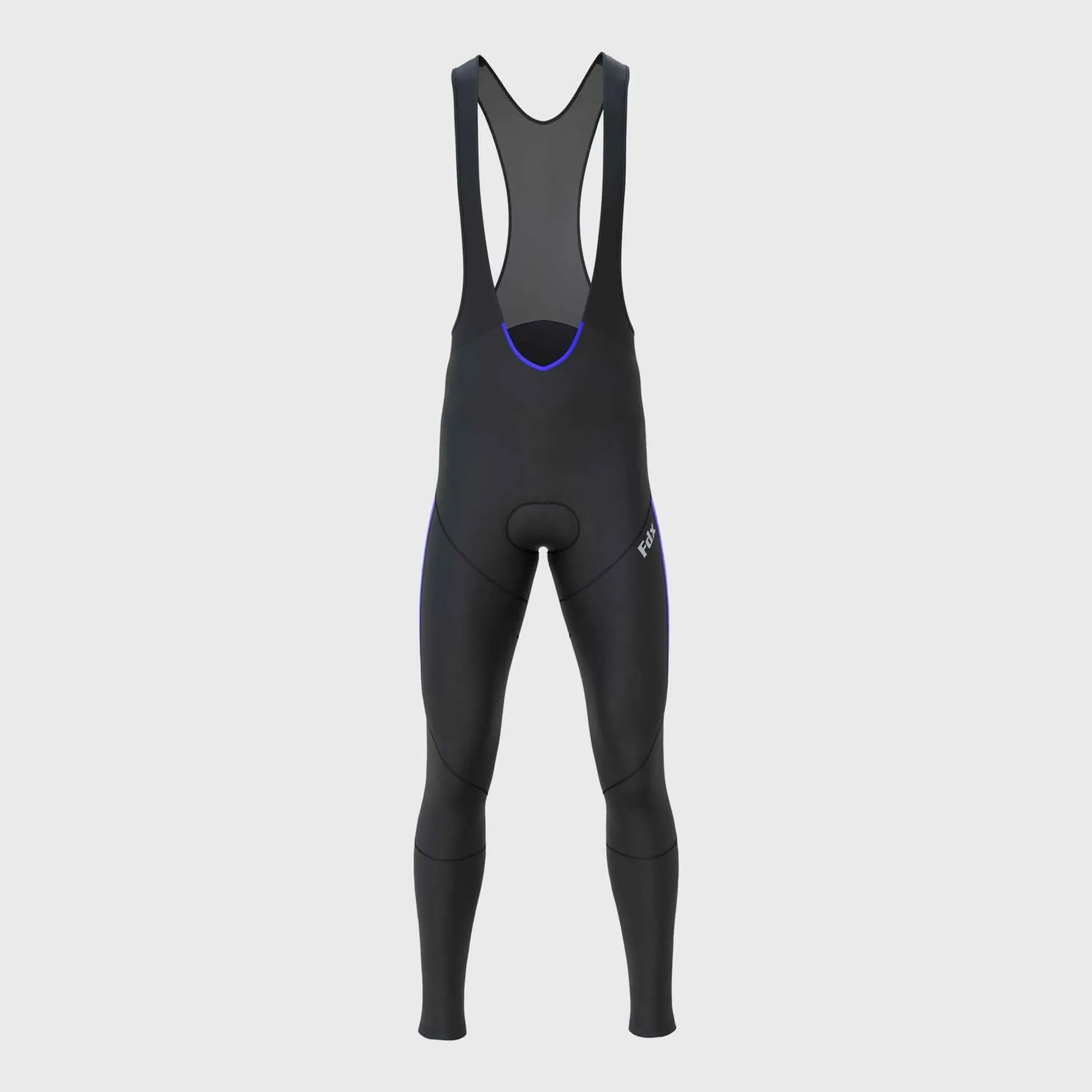 Fdx Arch Men's & Boy's Blue Thermal Padded Cycling Cargo Bib Tights