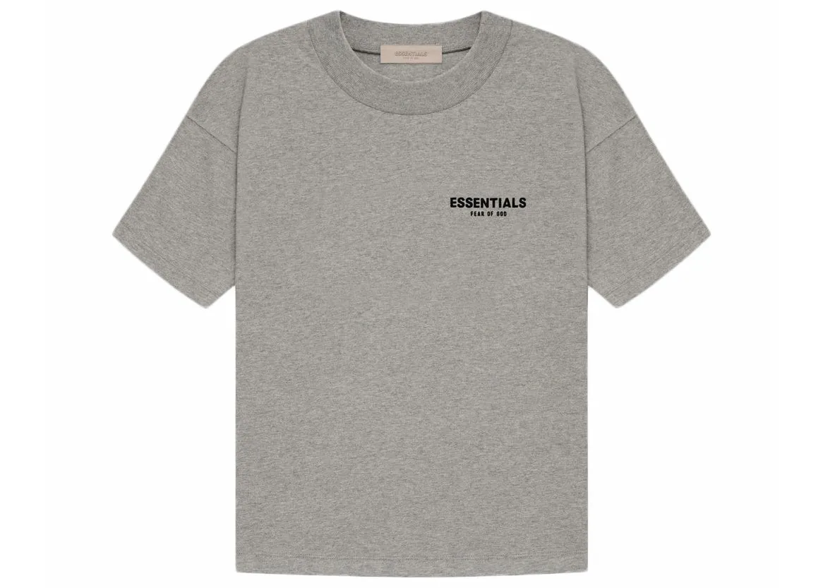 FEAR OF GOD ESSENTIALS TEE DARK OATMEAL (SS22)