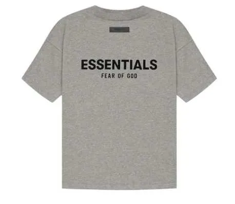 FEAR OF GOD ESSENTIALS TEE DARK OATMEAL (SS22)