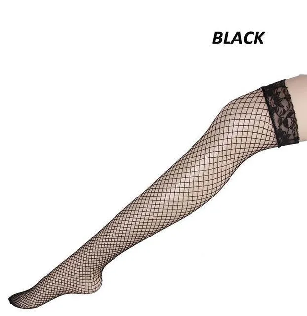 Fishnet Lace Stockings (5 Colors)