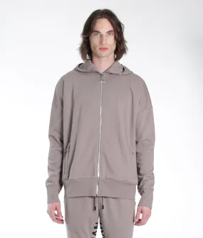 FULL ZIP SWEATSHIRT IN SATELLITE