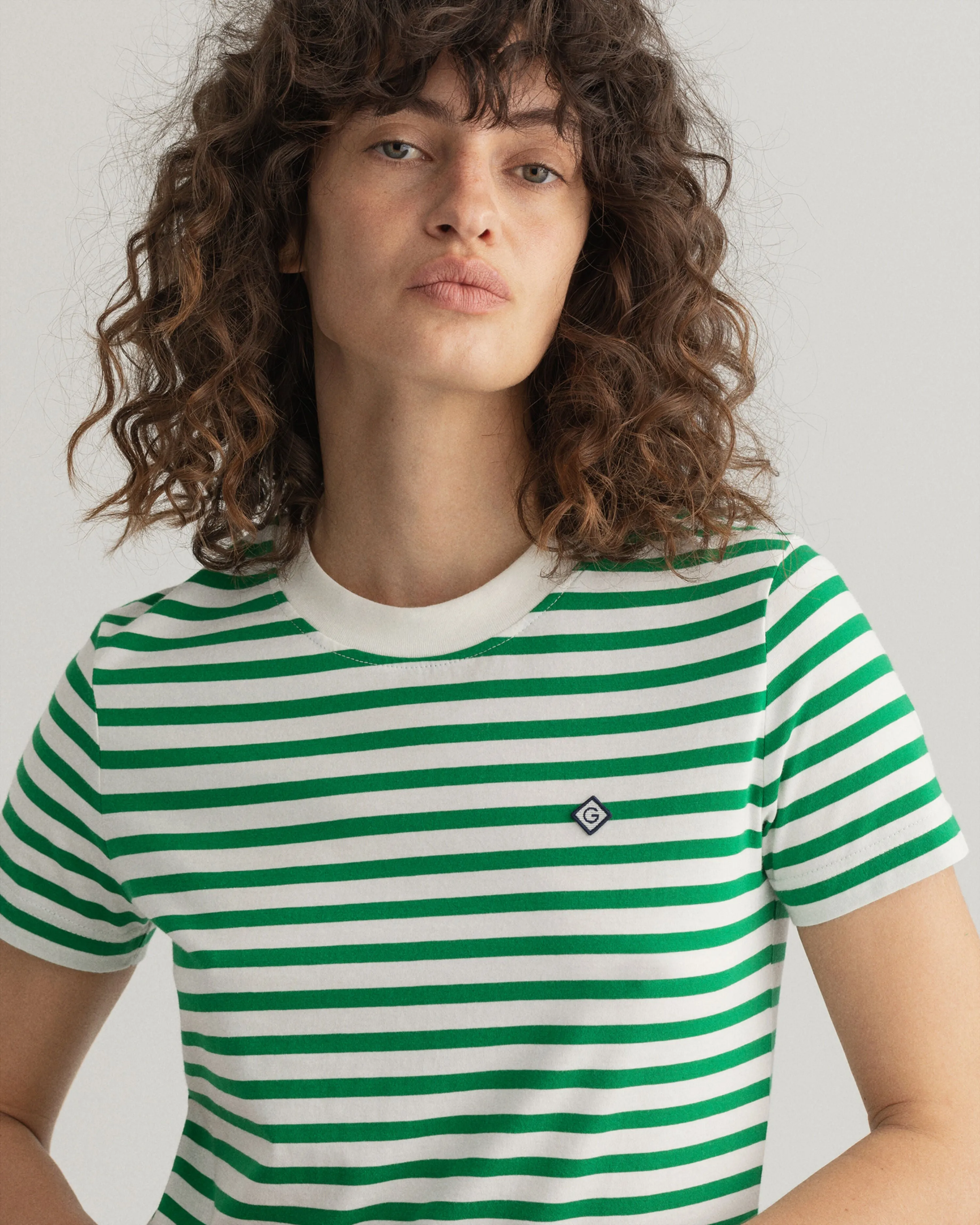 GANT Iconic G Striped Tee 3475