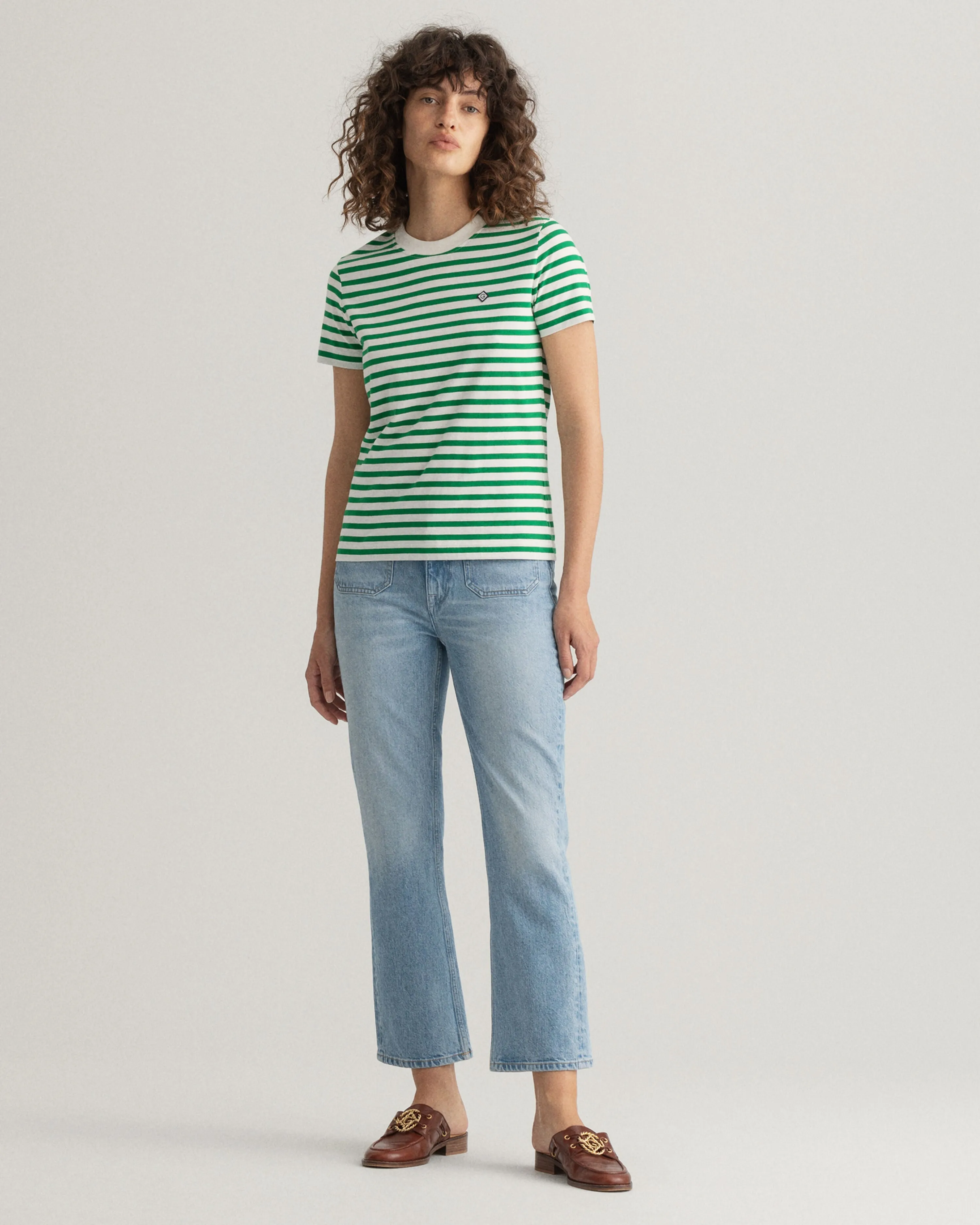 GANT Iconic G Striped Tee 3475