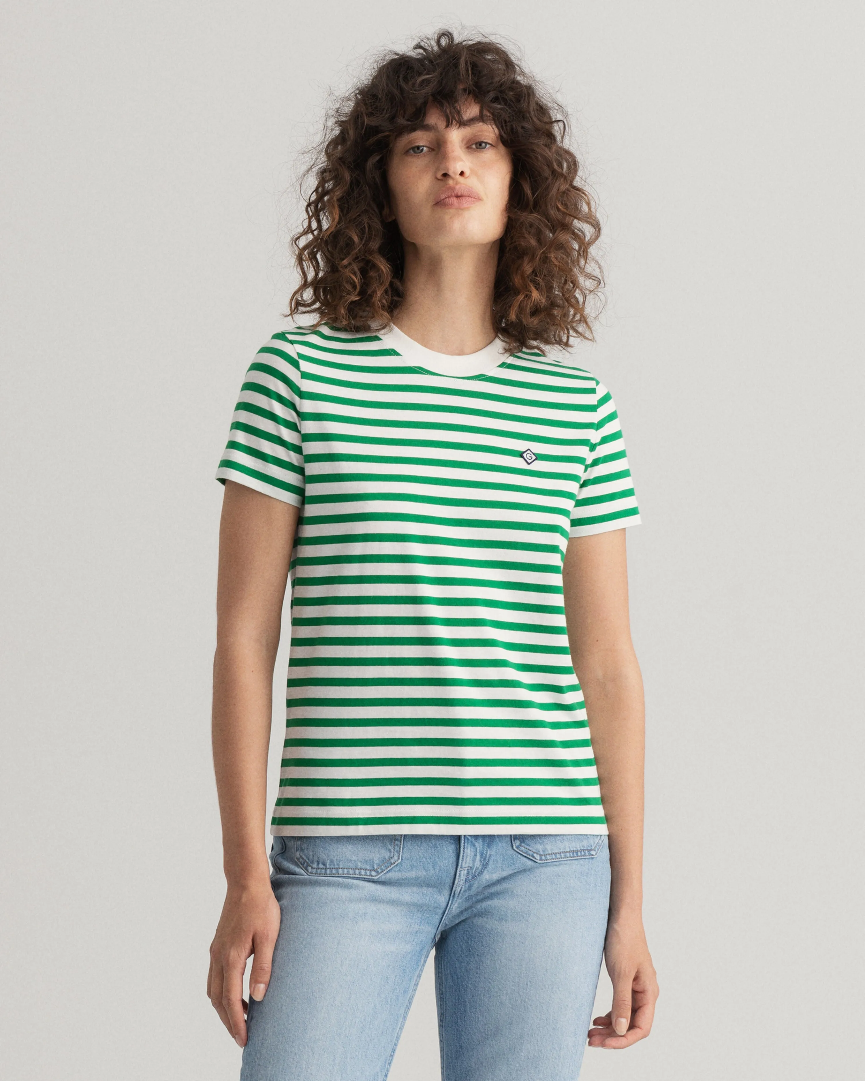 GANT Iconic G Striped Tee 3475