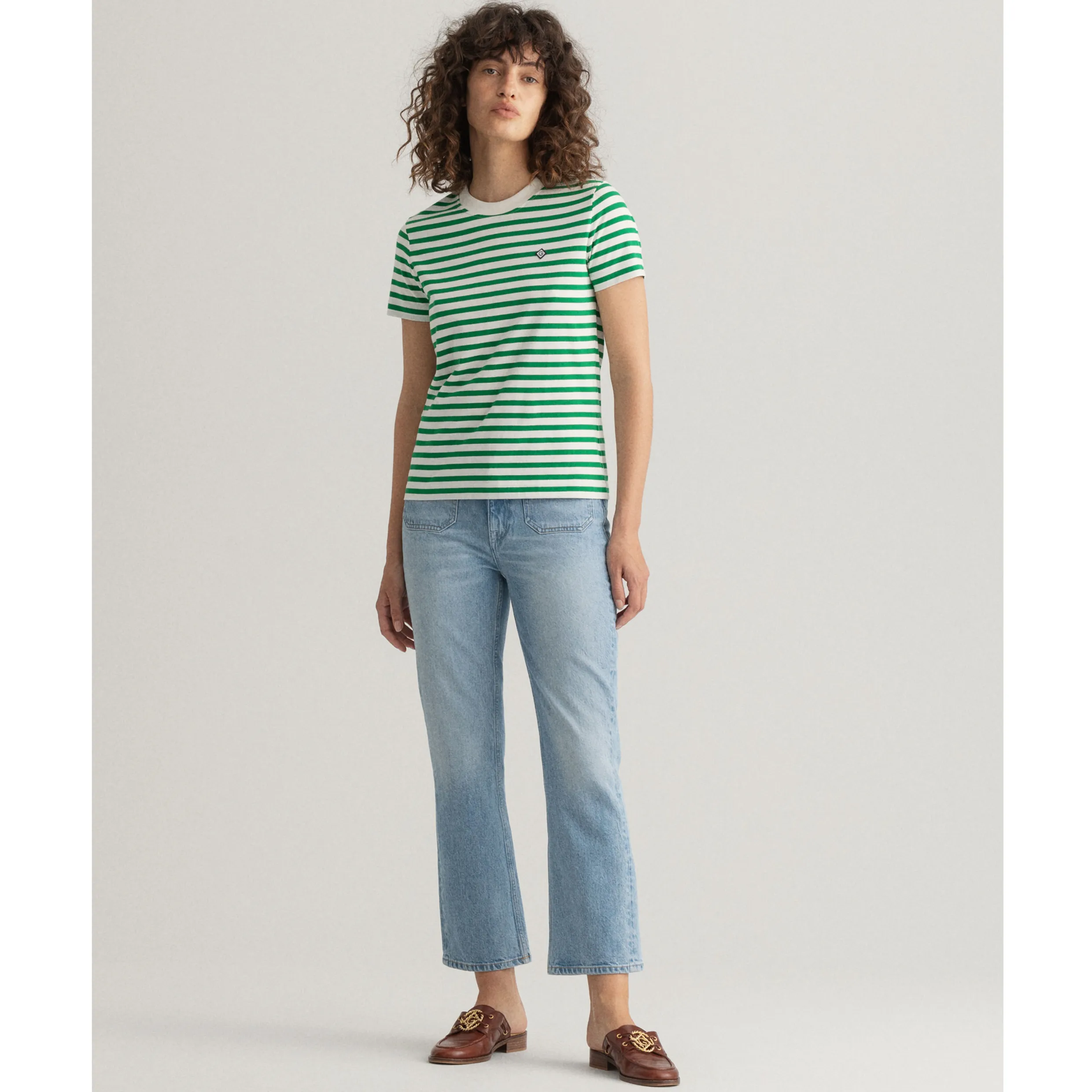 GANT Iconic G Striped Tee 3475