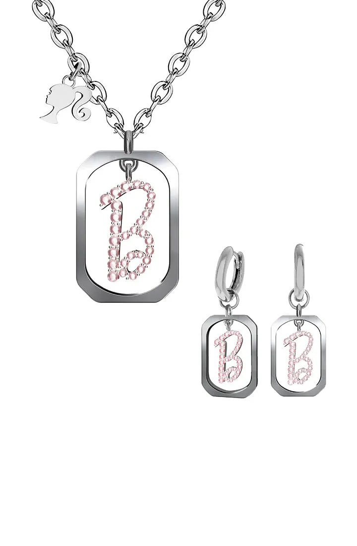 Iconic B Pendant Jewellery Collection Set of 2