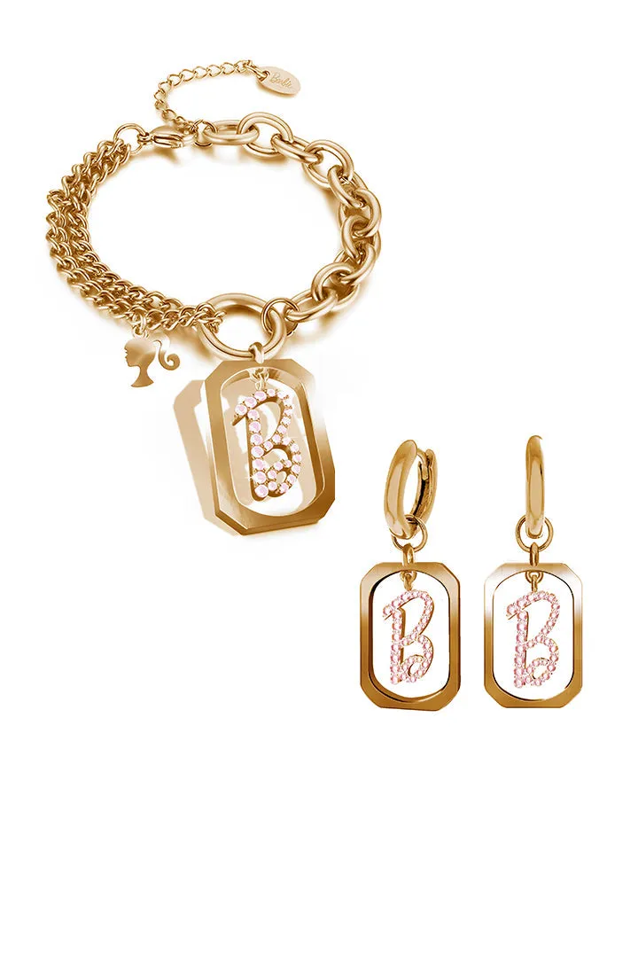 Iconic B Pendant Jewellery Collection Set of 2