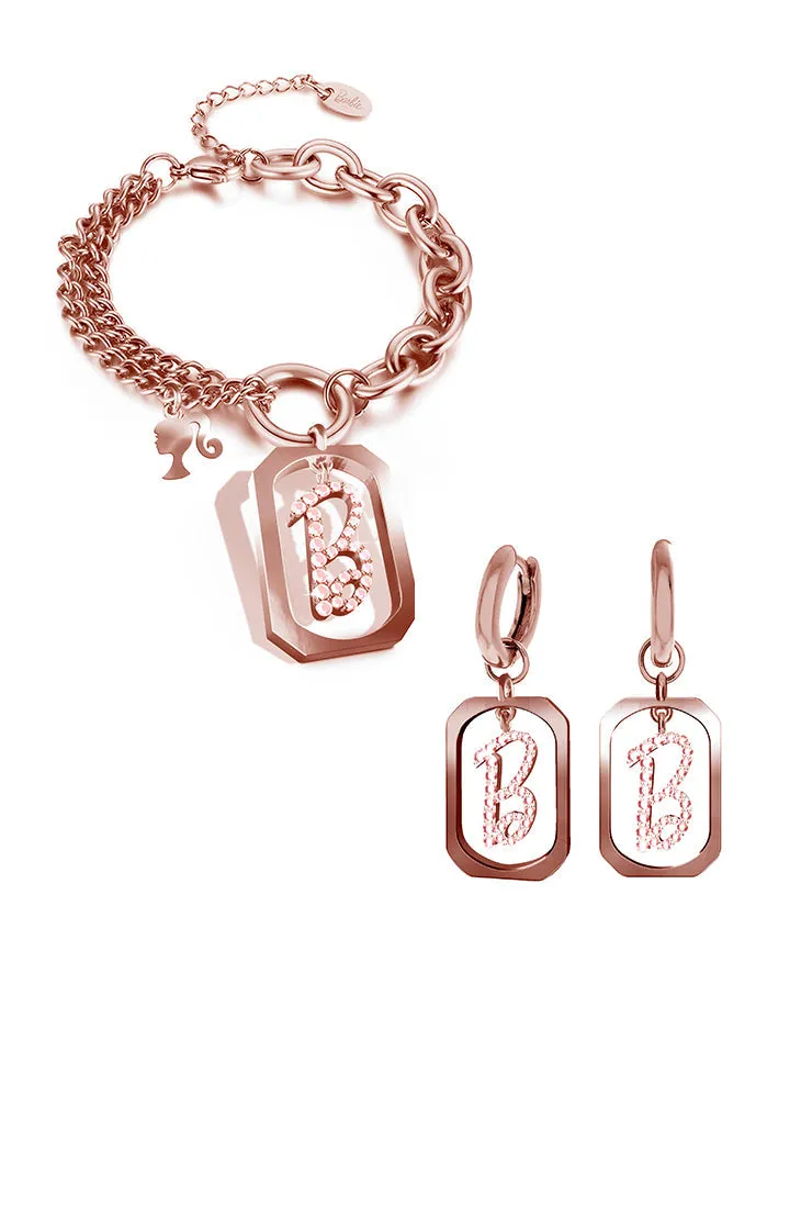 Iconic B Pendant Jewellery Collection Set of 2