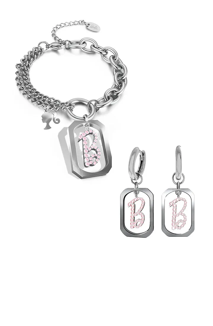 Iconic B Pendant Jewellery Collection Set of 2