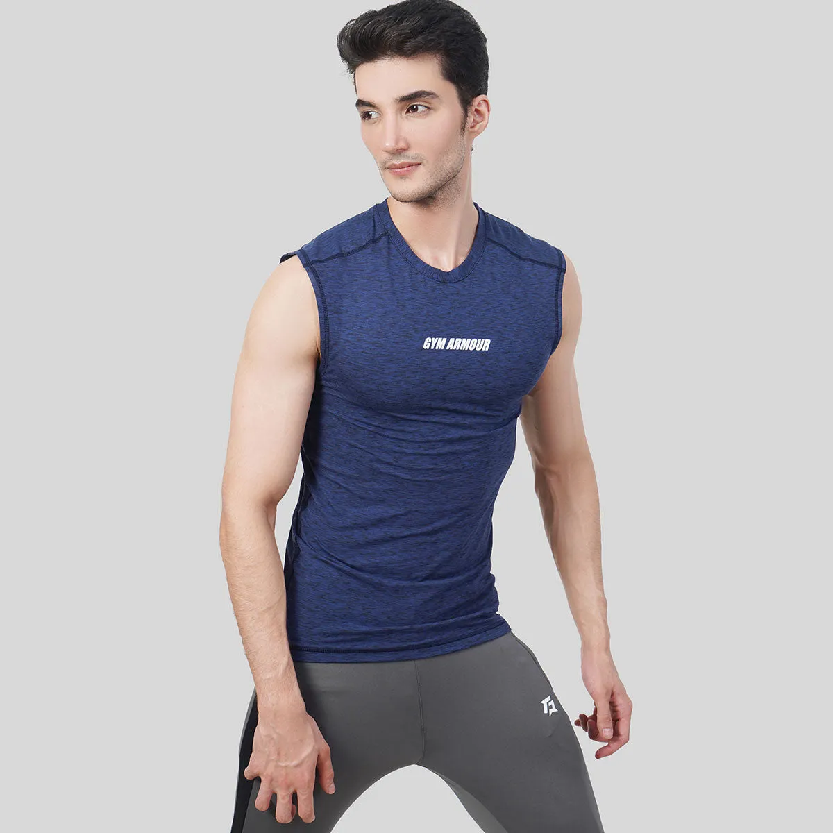 Iconic Compression Shirt (Blue)